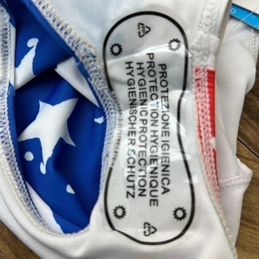 IFFEI American‎ Flag Swim Suit baby girl 3-6 mos NWT (588)
